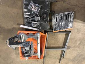 Ridgid 8 in. Tile Saw Table with Stand  Customer Returns See Pictures