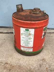 lot 213 image: Vintage Farm-Oyl Motor Oil Can