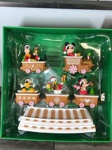 lot 280 image: Disney Christmas Express Collectors 2016 Hallmark LTD Ed. Train Set