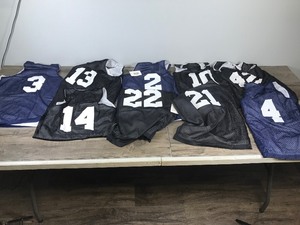 lot 281 image: 9 - Russell Athletics NBA Youth Minnesota Timberwolves Jerseys - Sizes listed in description