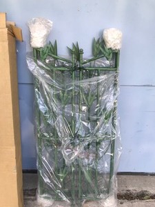 lot 292 image: Bamboo Wire Shelf - Never been assembled