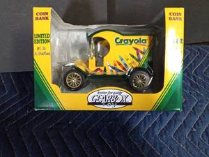 lot 28 image: Crayola Limited edition #1 in A series 1912 Ford coin bank with key