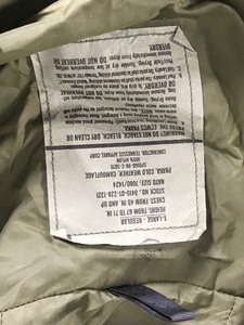 lot 331 image: US Army Military Gortex Hooded Jacket - X-Large Regular