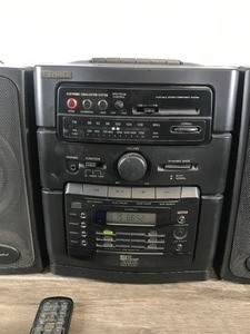 lot 344 image: Fisher Stero with Radio-Remote-Cassette Player & 6 Disc CD Changer
