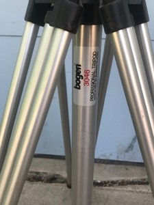 lot 405 image: Bogen 3046 Professional Tripod Stand - Made in Italy by Manfrotto Nord
