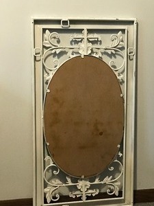lot 427 image: Metal Framed Wall Hanging Mirror