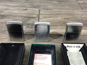 lot 464 image: 3 - Zippo Lighters in Original Boxes
