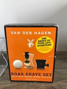 lot 469 image: Boar Shave Set - Van Der Hagen - Never Been Used