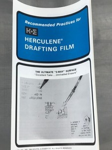 lot 482 image: Roll of Herculene Drafting Film & A Roll of VYCO Drafting Board Cover
