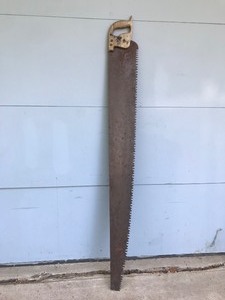 lot 488 image: Large Vintage Hand Saw