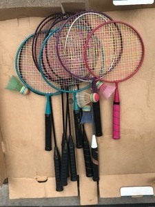 lot 517 image: 2 - Badminton Sets in Original Boxes with Net - One can be used for Volleyball or Badminton