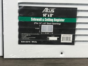 lot 535 image: 3 - Altus Sidewall & Ceiling Registers - New in package