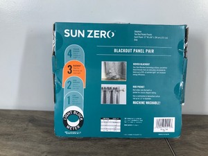 lot 543 image: Pair of Sun Zero Blackout Curtains