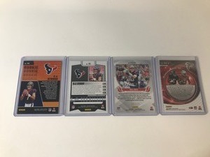 lot 559 image: Lot of 4 Football Cards - C.J. Stroud - Mac Jones - Bijan Robinson