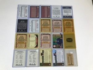 lot 585 image: Lot of 20 Collectible Baseball Cards - Derek Jeter -,Jake Meyers - Fernando Tatis Jr. - Julio Rodriguez & More