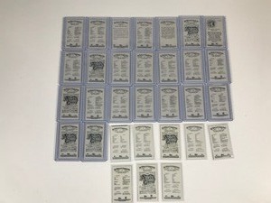 lot 588 image: 31 - Topps Allen & Ginter Mini Cards - Rod Carew - Babe Ruth - Frank Thomas - Luis Aparicio & More
