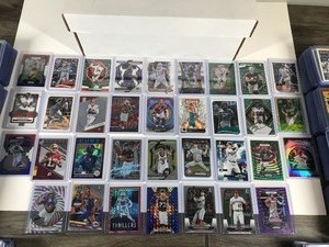 lot 590 image: Approximately 360 Cards - All in Top Loaders - Football-Baseball-Basketball & More