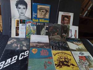 lot 123 image: LP records