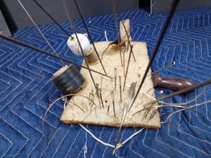 lot 92 image: Lot of upholstery sewing needles and more