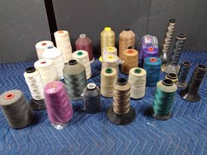 lot 96 image: box of upholstery sewing thread
