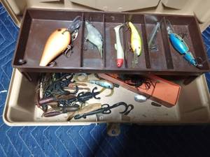 lot 54 image: Flambeau tackle box of tackle