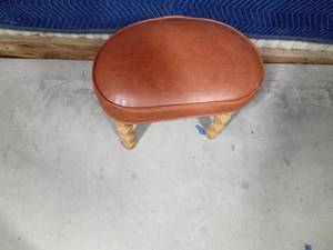 lot 153 image: Upholstered stool