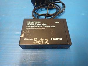 lot 57 image: Monoprice&nbspHDMI Extender with power adapter 