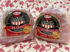 lot 9 image: Hormel Cure 81 Classic Dinner Ham - Lot of 2