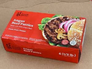 lot 21 image: Good & Gather Angus Beef Patties 6-Pack