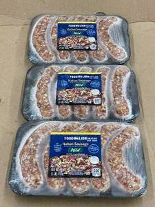 lot 26 image: Food Lion Mild Italian Sausage - 3 Packs