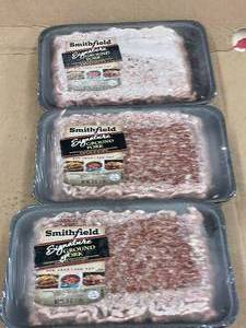 lot 224 image: Smithfield Signature Ground Pork - 3 Packs