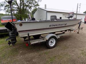1986 Starcraft, Mariner 40hp Motor, Clasic Spartan Roller Trailer