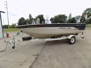 1997 Crestliner Pro Am 1750 with Northwood Supreme Trailer