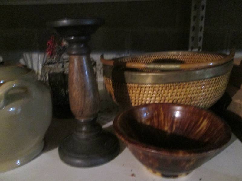 Creative and Cozy collection of metal, Wicker and ceramic home decor