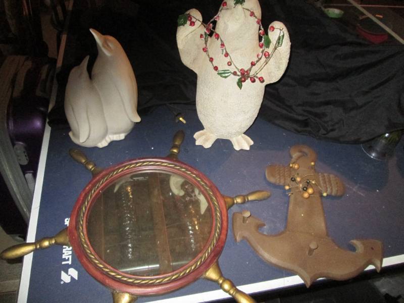 Heavy Duty Nautical and Penguin displays and decor