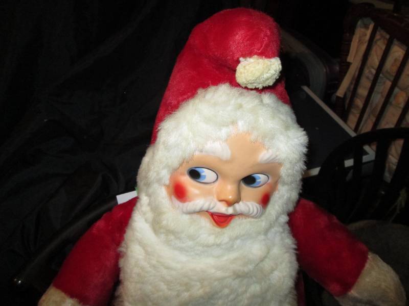 Very Vintage Stuffed Santa Doll decor