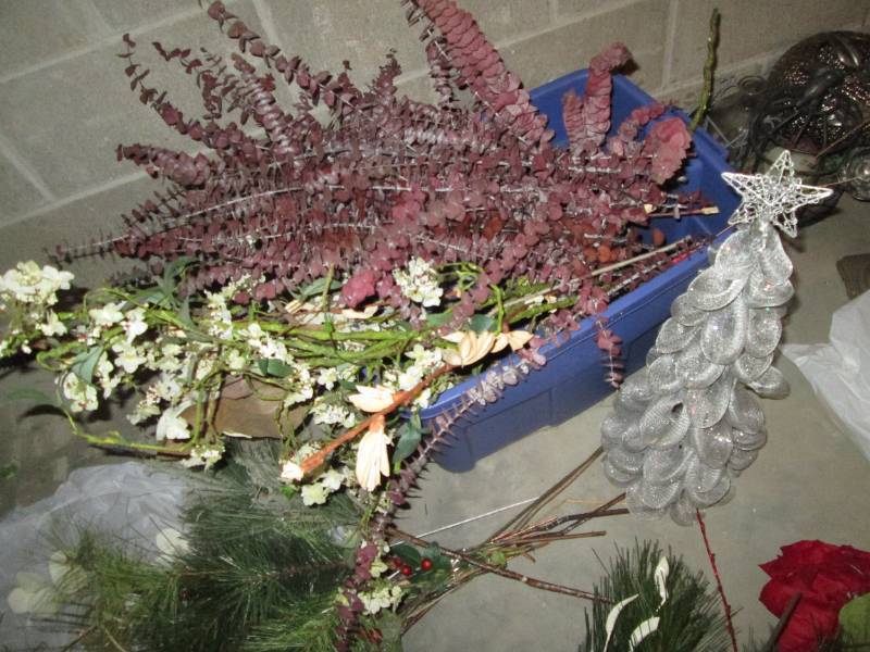 Hearty heap of Faux Floral, foliage and accents