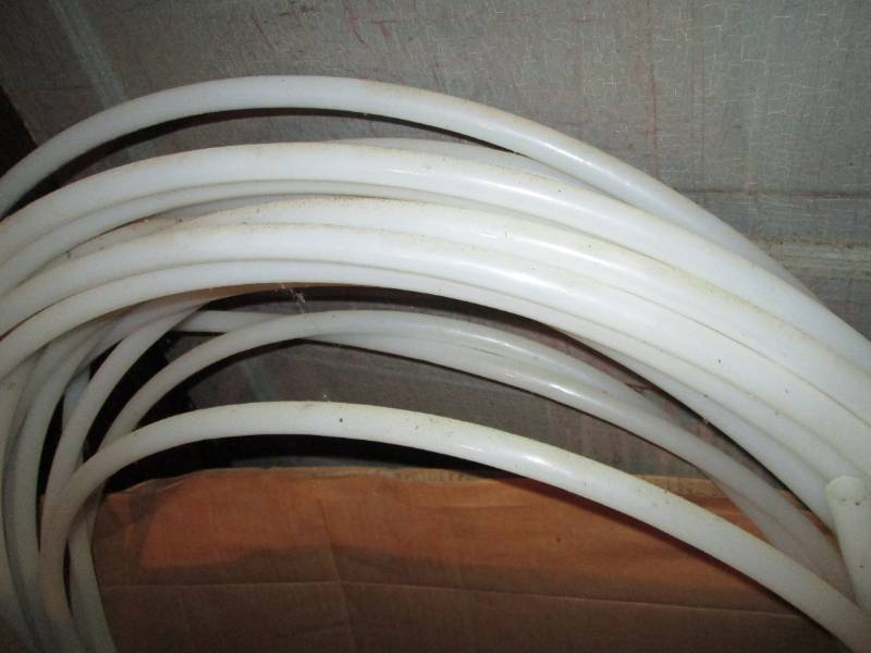 Never used box of Virsbo Radiant Floors Comfort Heating hePex plus cross-linked polyethylene tubing
