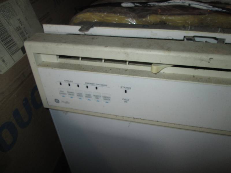 White GE Profile Dishwasher