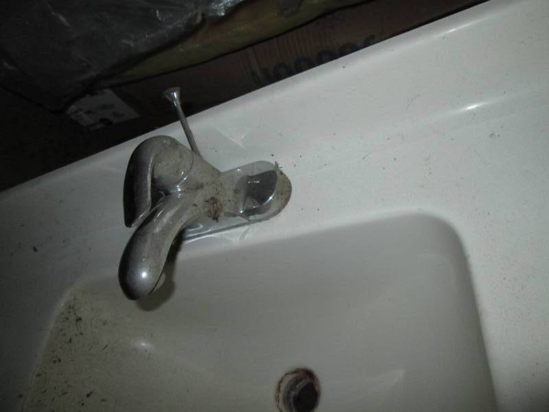 37in22in Bathroom Countertop with Rectangular sink basin and single handle faucet