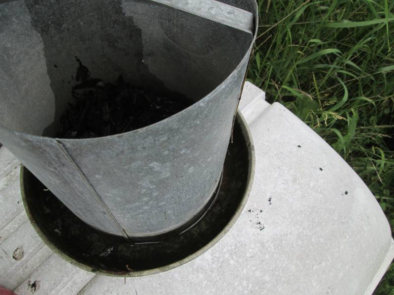 Metal Chicken feeder...