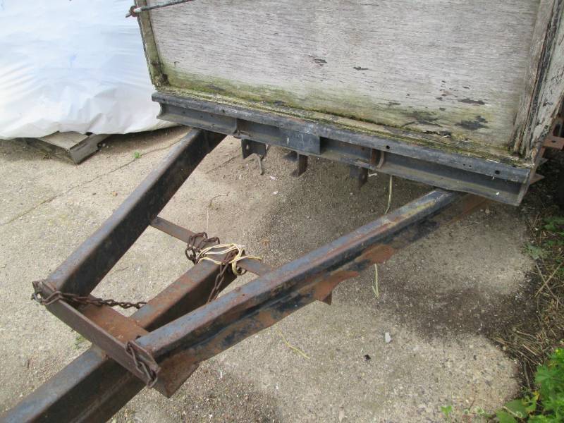 Home Made steel framed, plywood sided Utility Trailer. Will need new coupler