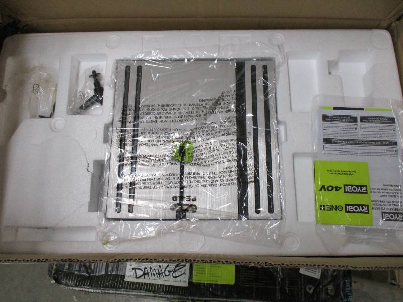 lot 732 image: Ryobi BS904G 9 BANDSAW Green - Return, Unclaimed Item, Never Assembled.
