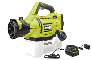 lot 334 image: Ryobi ONE 18V Cordless Electrostatic 0.5 Gal Sprayer with 2.0 Ah Battery and Charger - Slightly Used