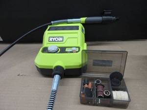 lot 207 image: Ryobi RRTS18-0A35 Battery Operated Multi-Tool TOOL ONLY, 18 V USED, TESTED, WORKS