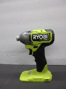 lot 214 image: RYOBI ONE HP 18V Brushless Cordless 14 in. Impact Driver (TOOL ONLY) - PBLID01B NEW, TESTED, WORKS