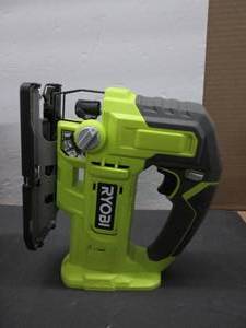 lot 222 image: RYOBI 18V Jig Saw LIKE NEW, WORKS, MISSING SAW BLADE (TOOL ONLY)