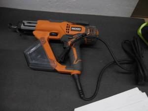 lot 224 image: Ridgid R6791 3 In Drywall & Deck Collated Screwdriver Screw Gun TOOL ONLY, TESTED, USED, WORKS