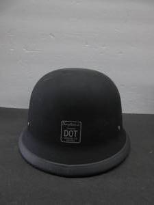 lot 227 image: Daytona Helmets Novelty German Dull Black, X-Large USED