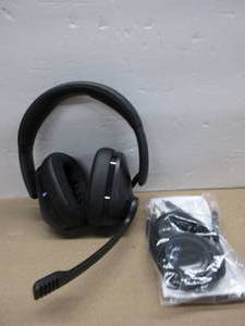 lot 251 image: EPOS H3 Closed Acoustic Gaming Headset with Noise-Cancelling Microphone - Plug & Play Audio - Around The Ear - Adjustable, Ergonomic - for PC, Mac, PS4, PS5, Switch, Xbox - Onyx Black USED, COMES WITH CABLES SHOWN IN PICTURE, NOT TESTED